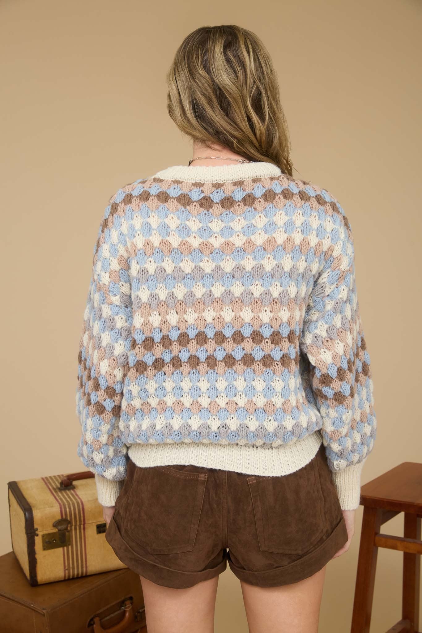 Multi Color Knit Sweater