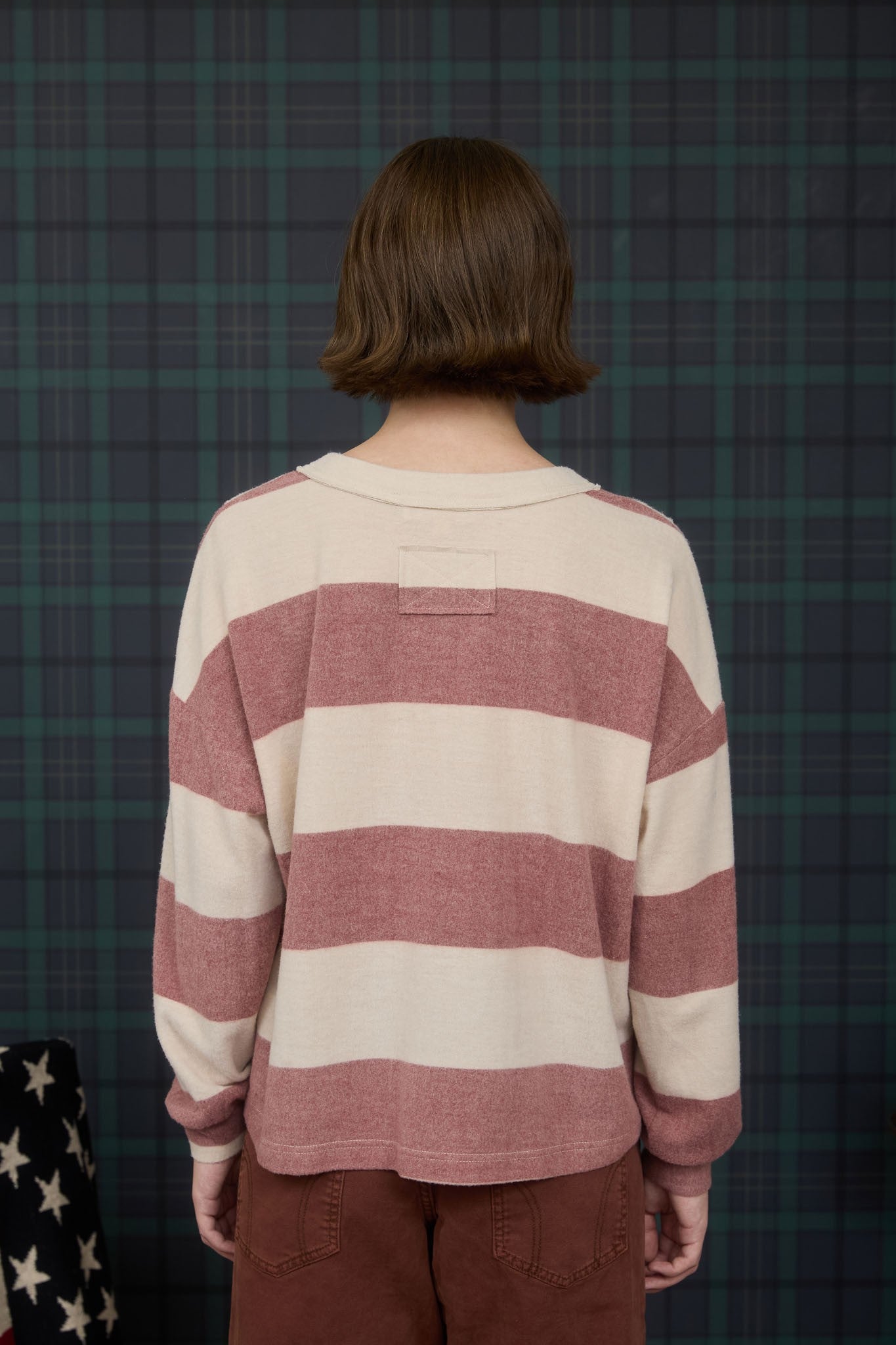 Block Stripe Long Sleeve Top