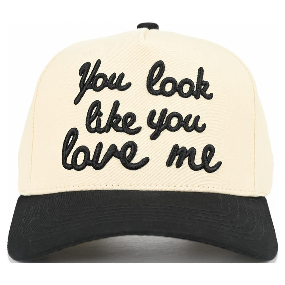 You look like you love me hat in Black
