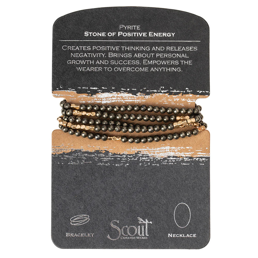 Stone Wrap Bracelet - Stone of Positive Energy