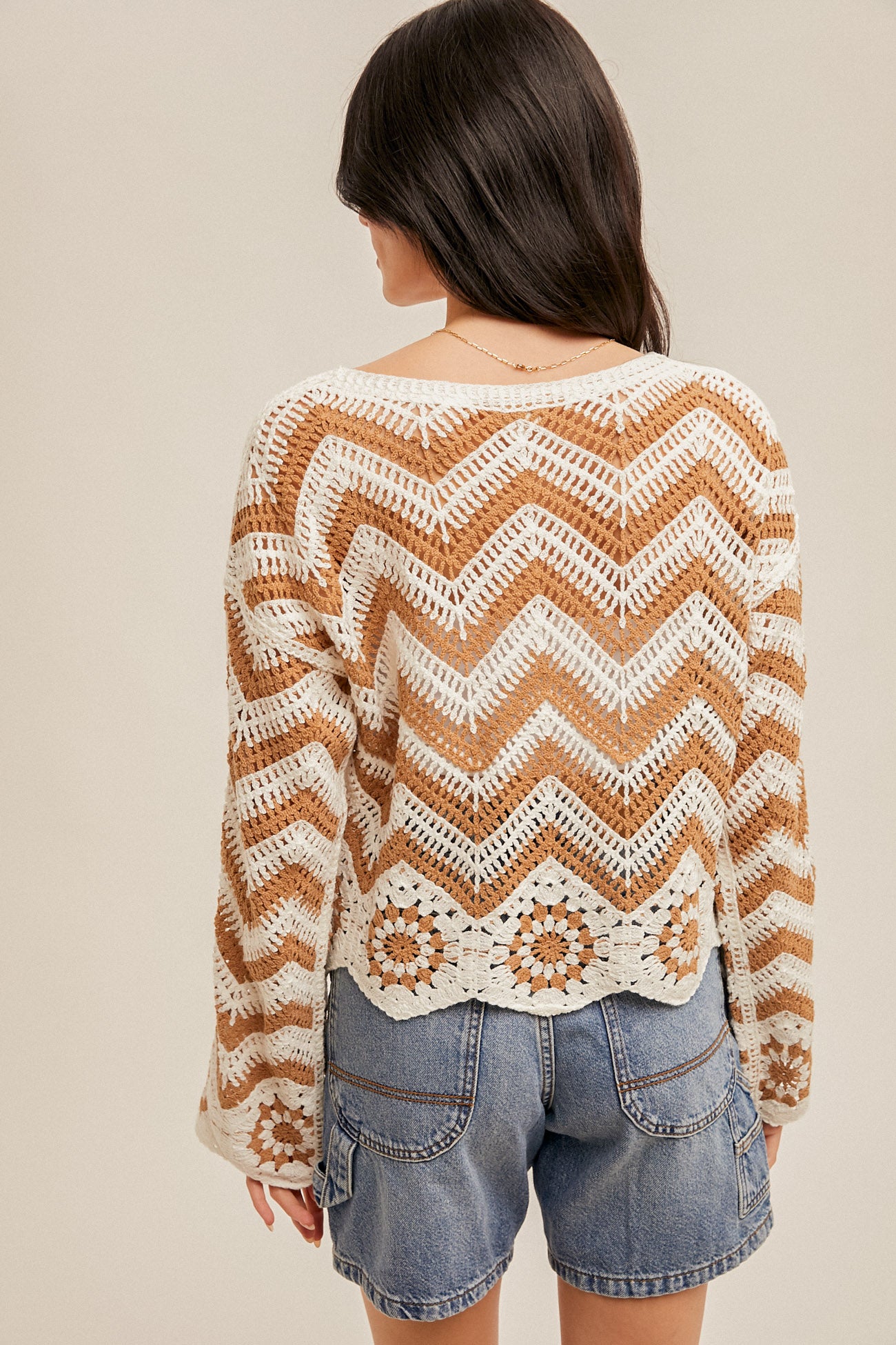 Chevron Sweater Top
