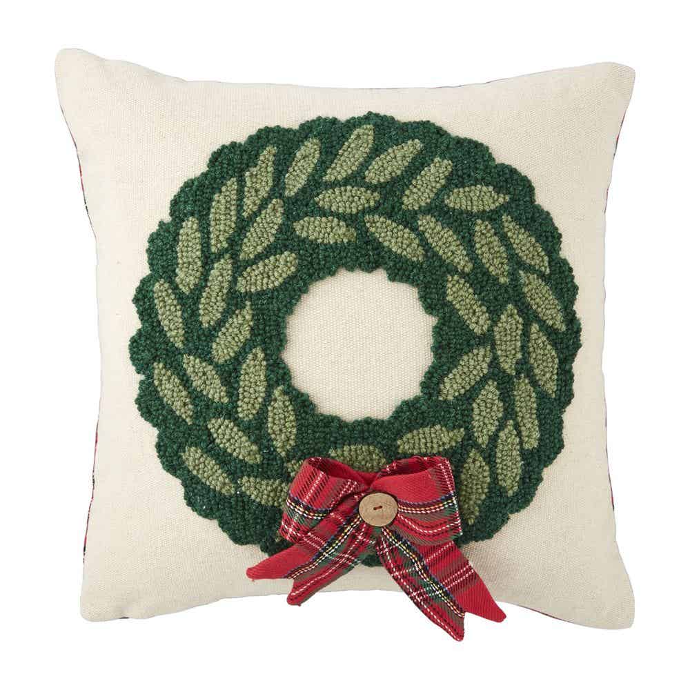 Tree & Wreath Hook Pillow Collection