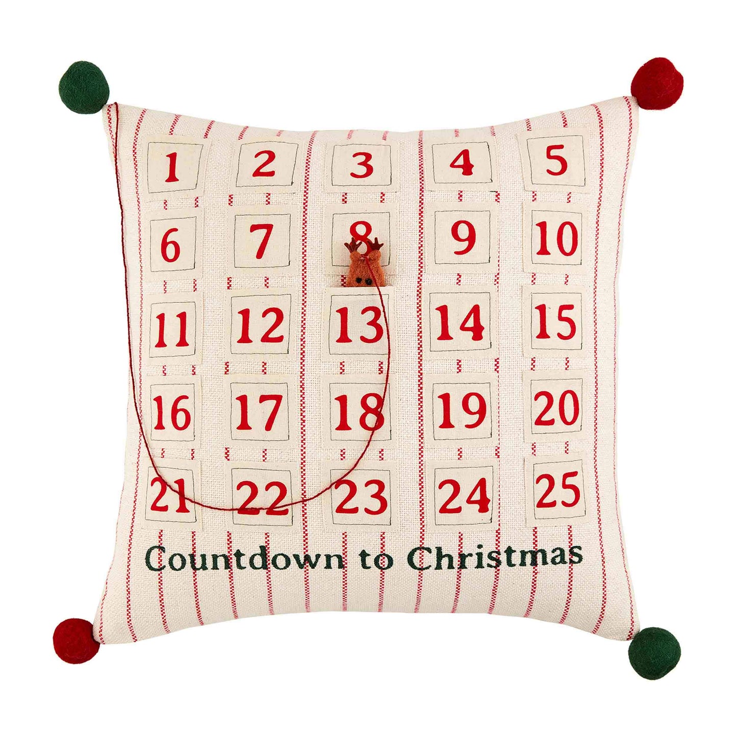 Christmas Advent Pillow