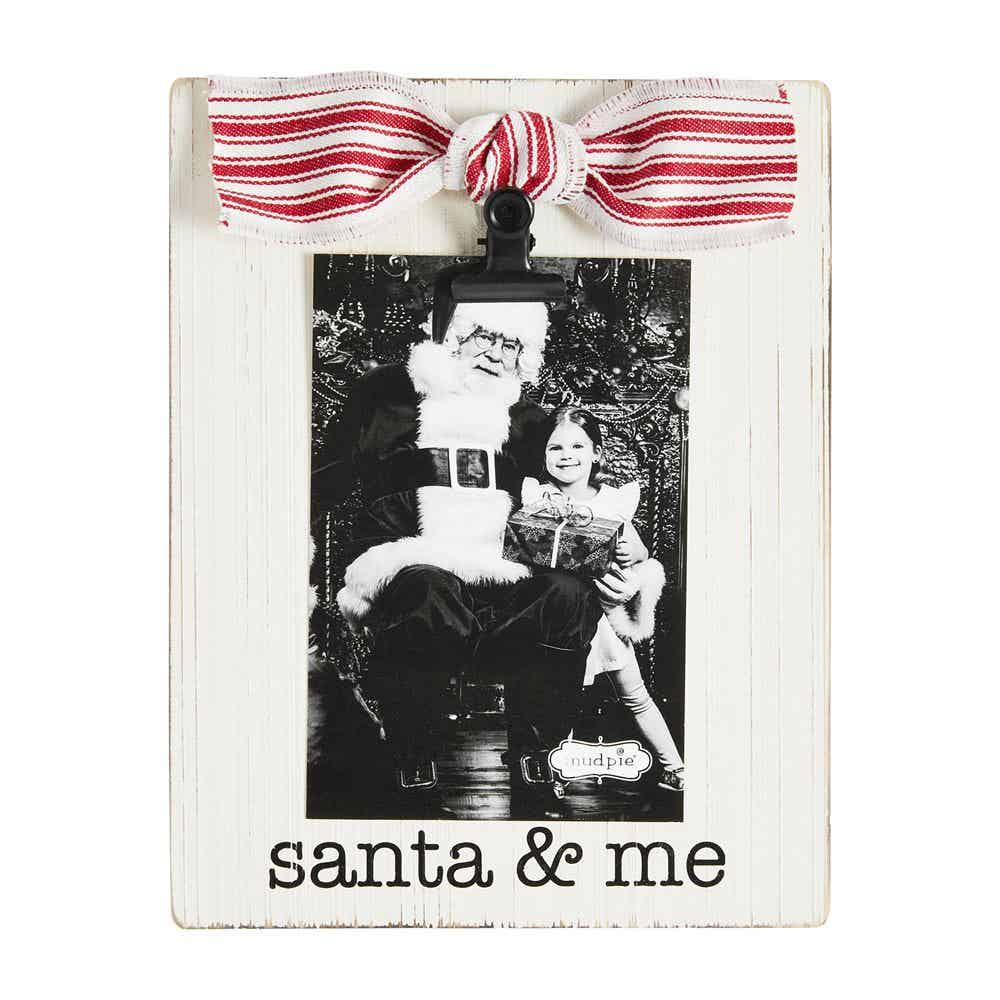 Santa and Me Picture Frame