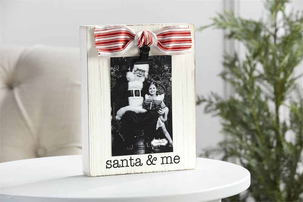 Santa and Me Picture Frame