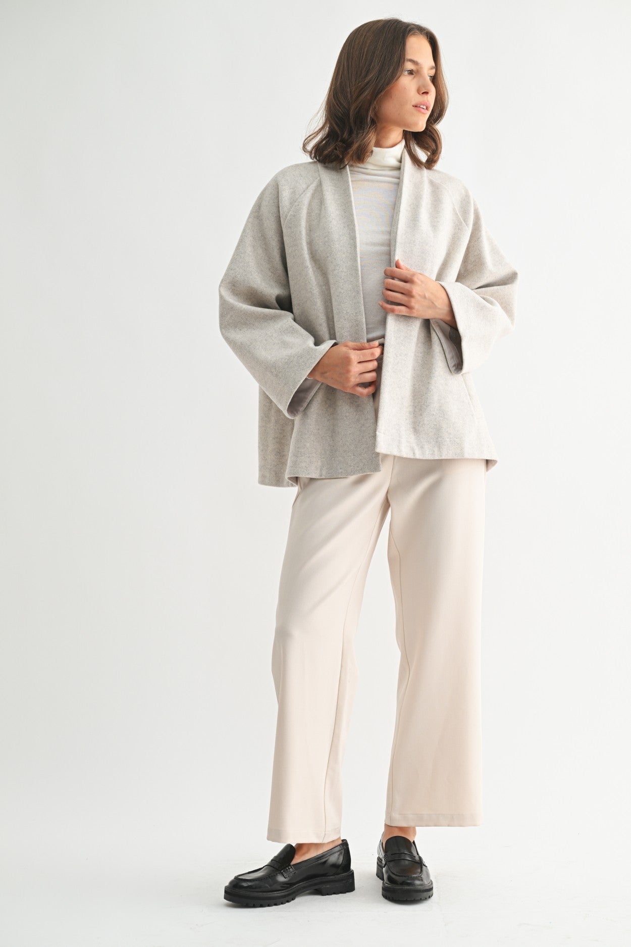 Cape Coat with Belt