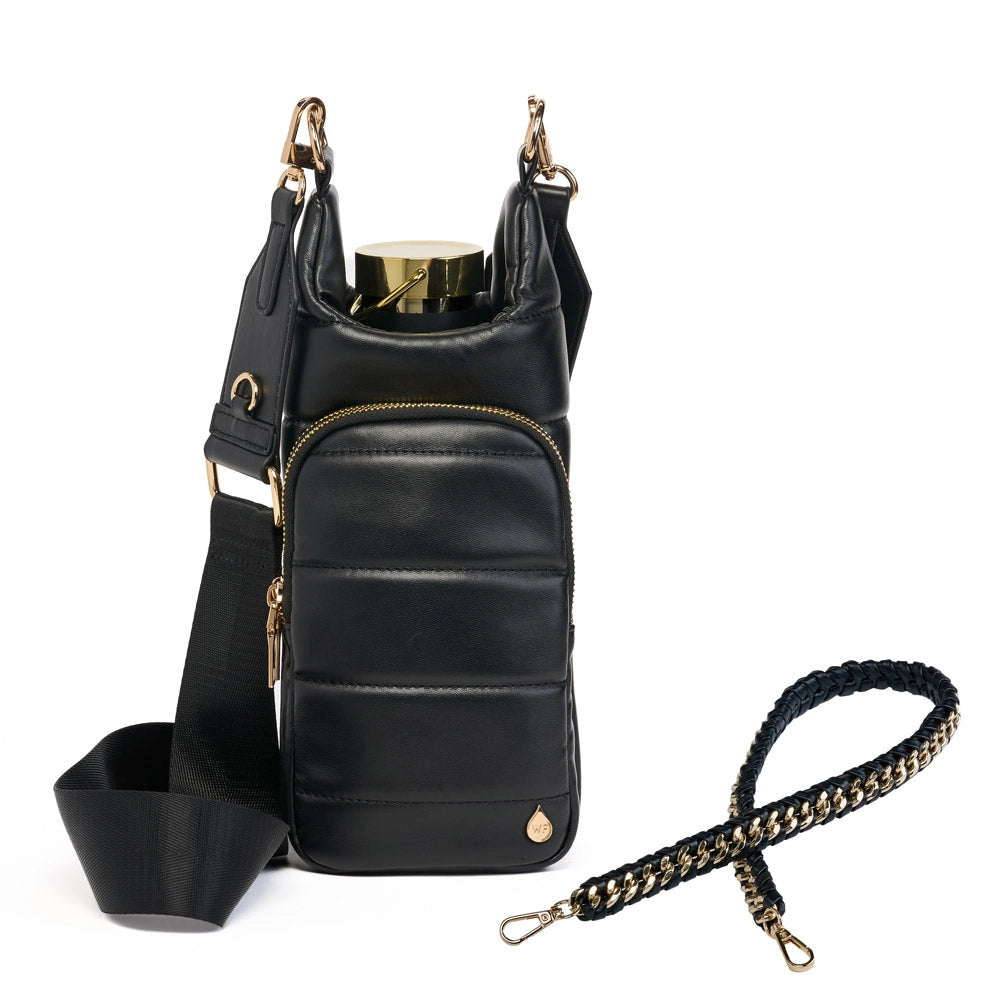 Black Vegan Leather Hydrobag® with Strap Bundle