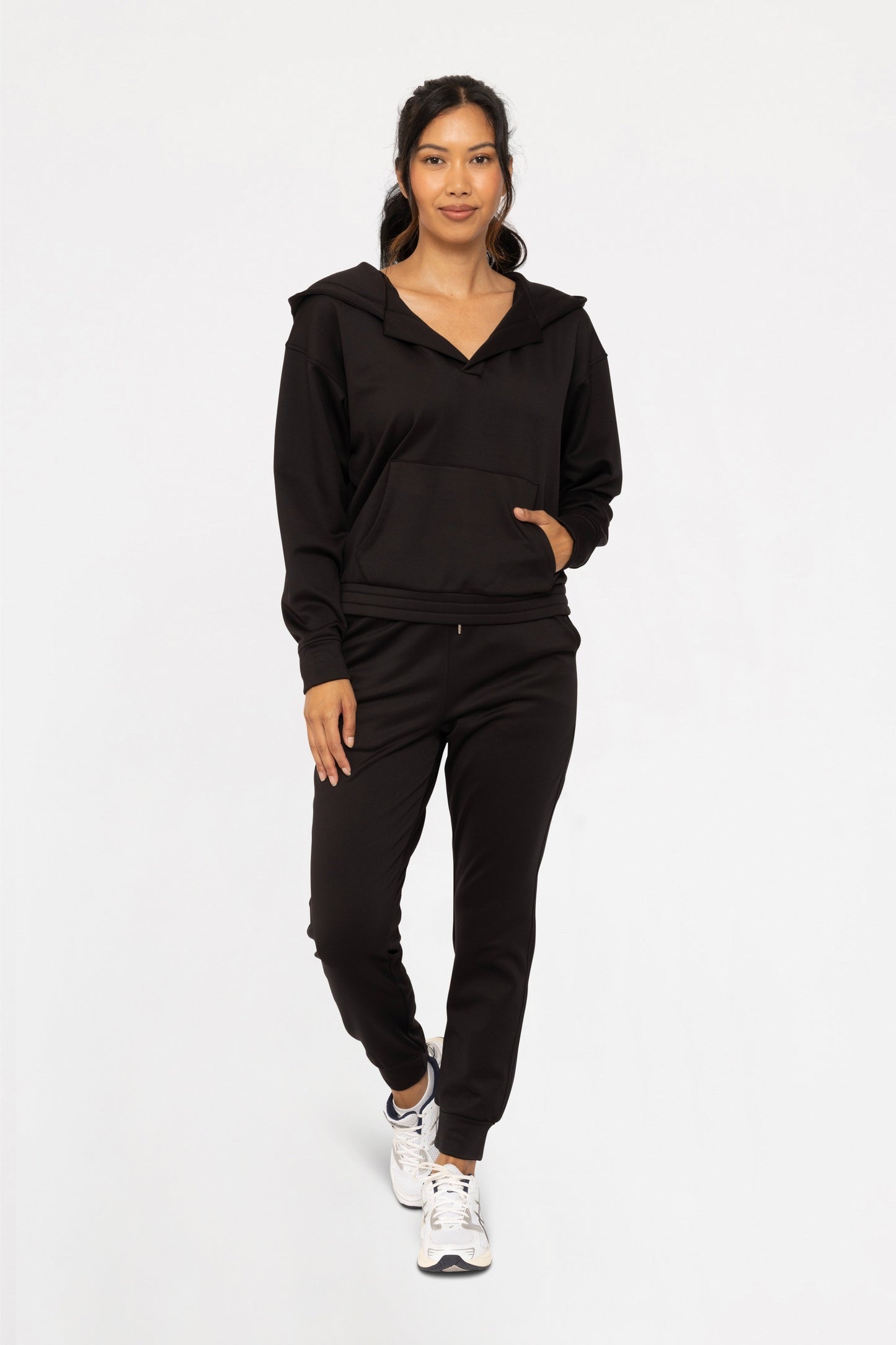 Elevated Pullover Henley Hoodie