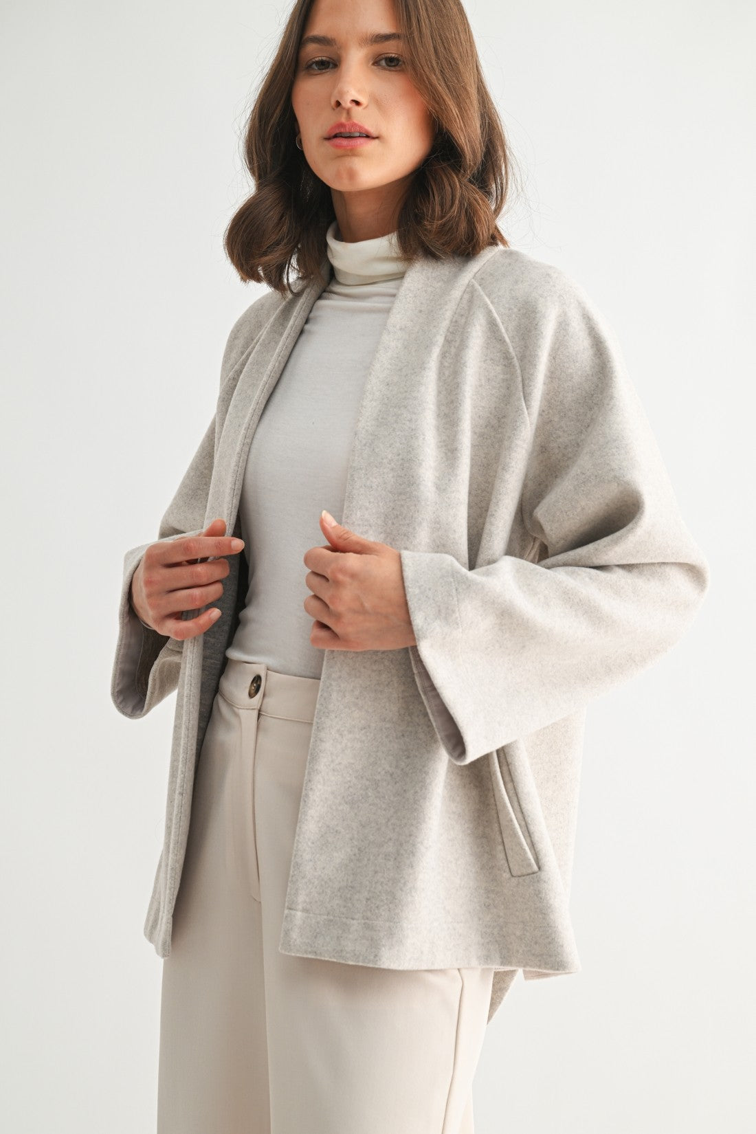 Cape Coat with Belt