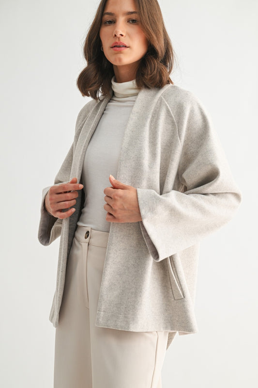 Cape Coat with Belt
