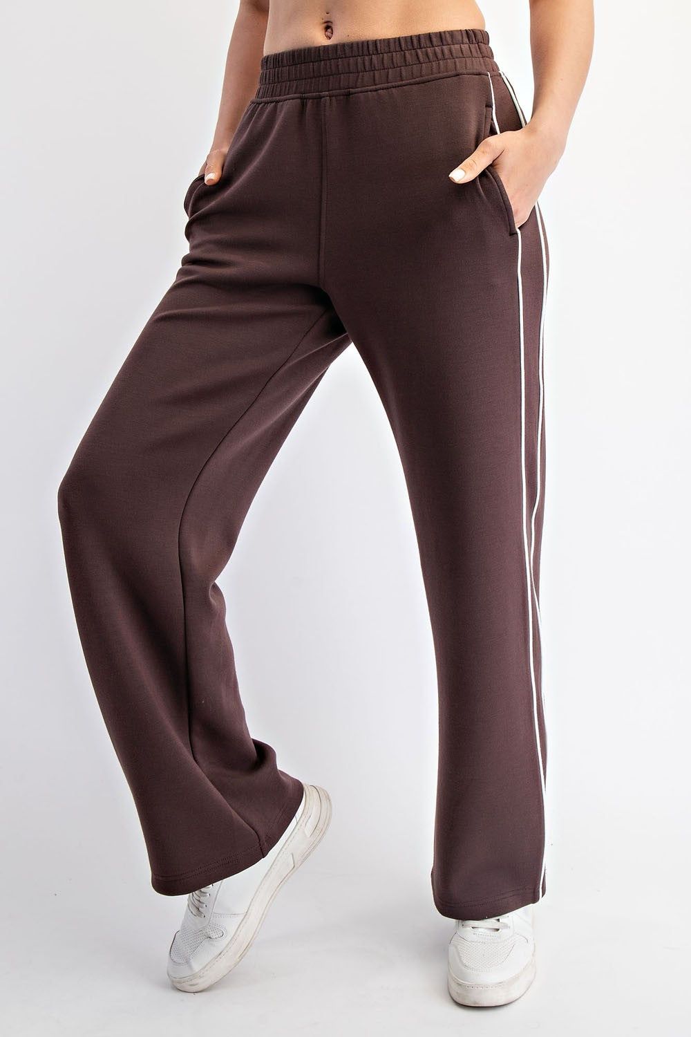 Modal 2Riping Straight Pants