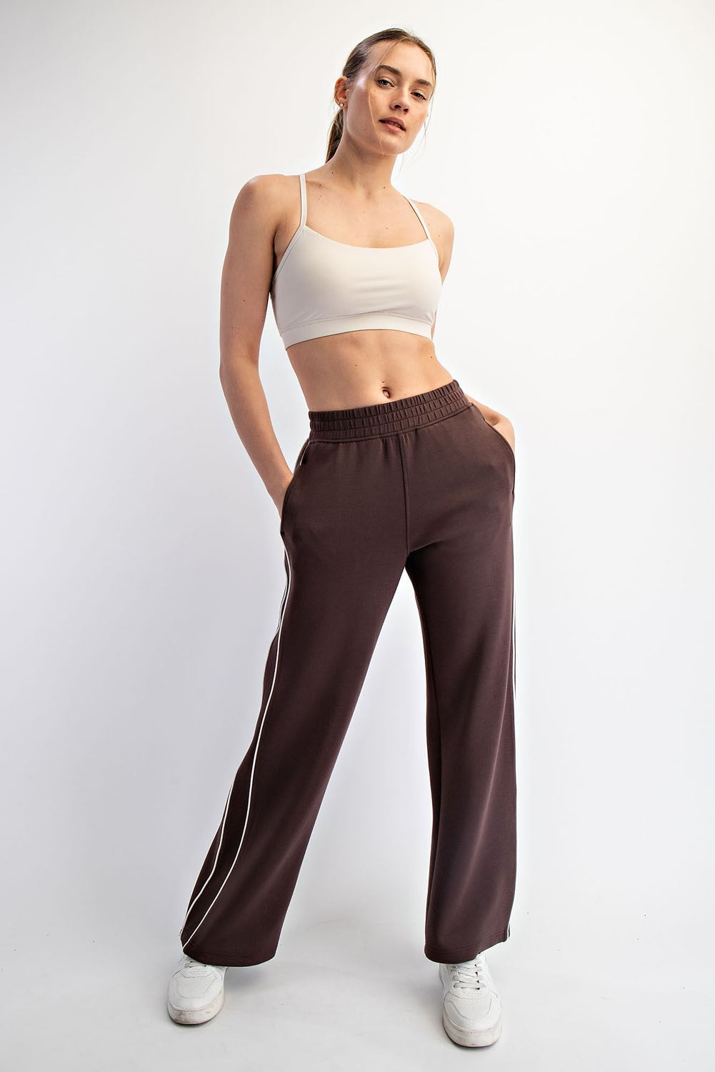 Modal 2Riping Straight Pants
