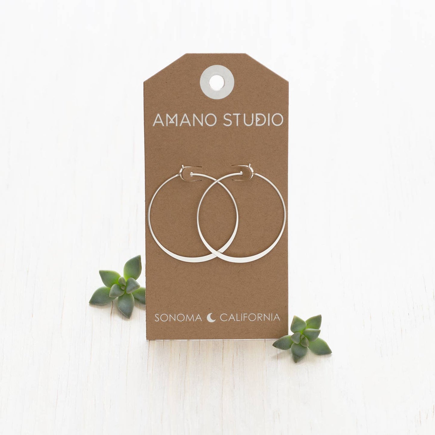 Classic Hoops - Silver