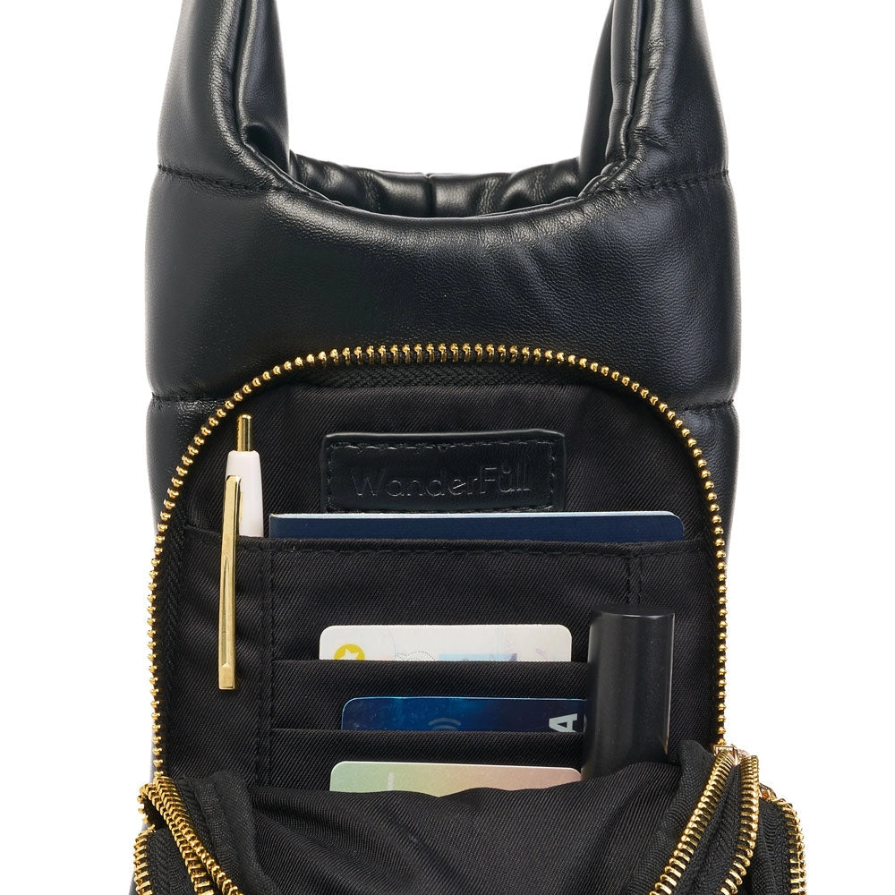 Black Vegan Leather Hydrobag® with Strap Bundle