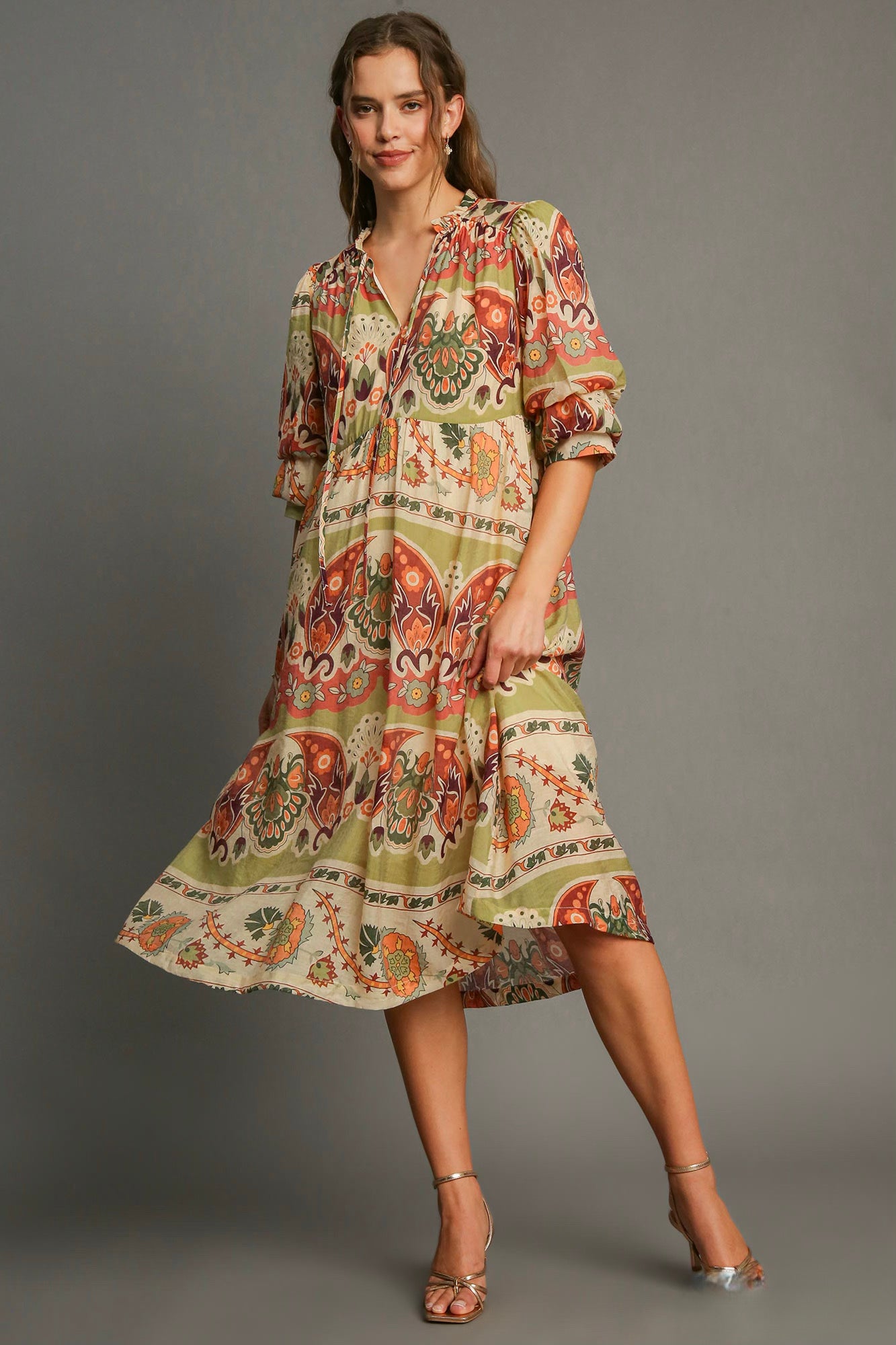 Floral Midi Dress