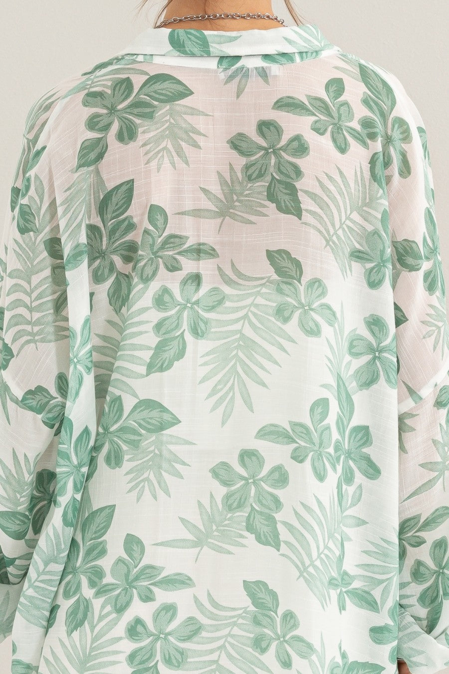 Tropical Print Cover Up