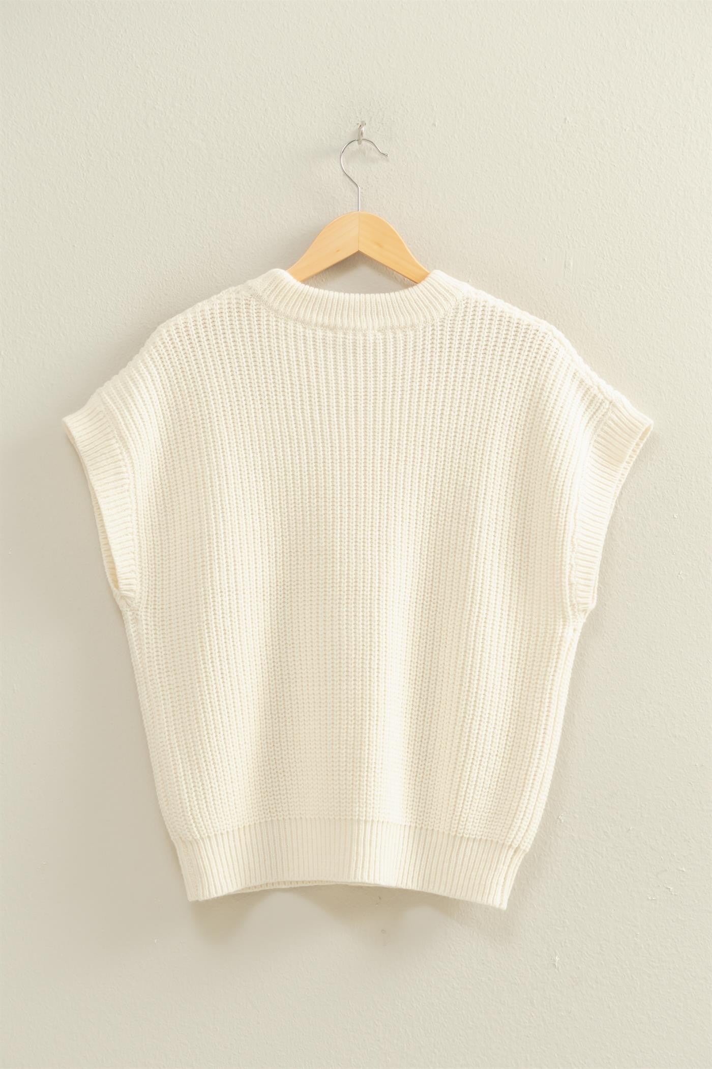 Short Sleeve Sweater Top