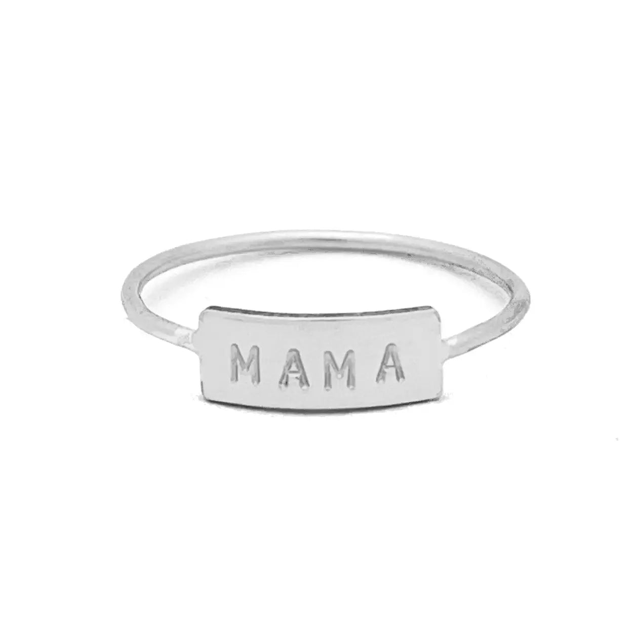 Mama Bar Ring in Silver