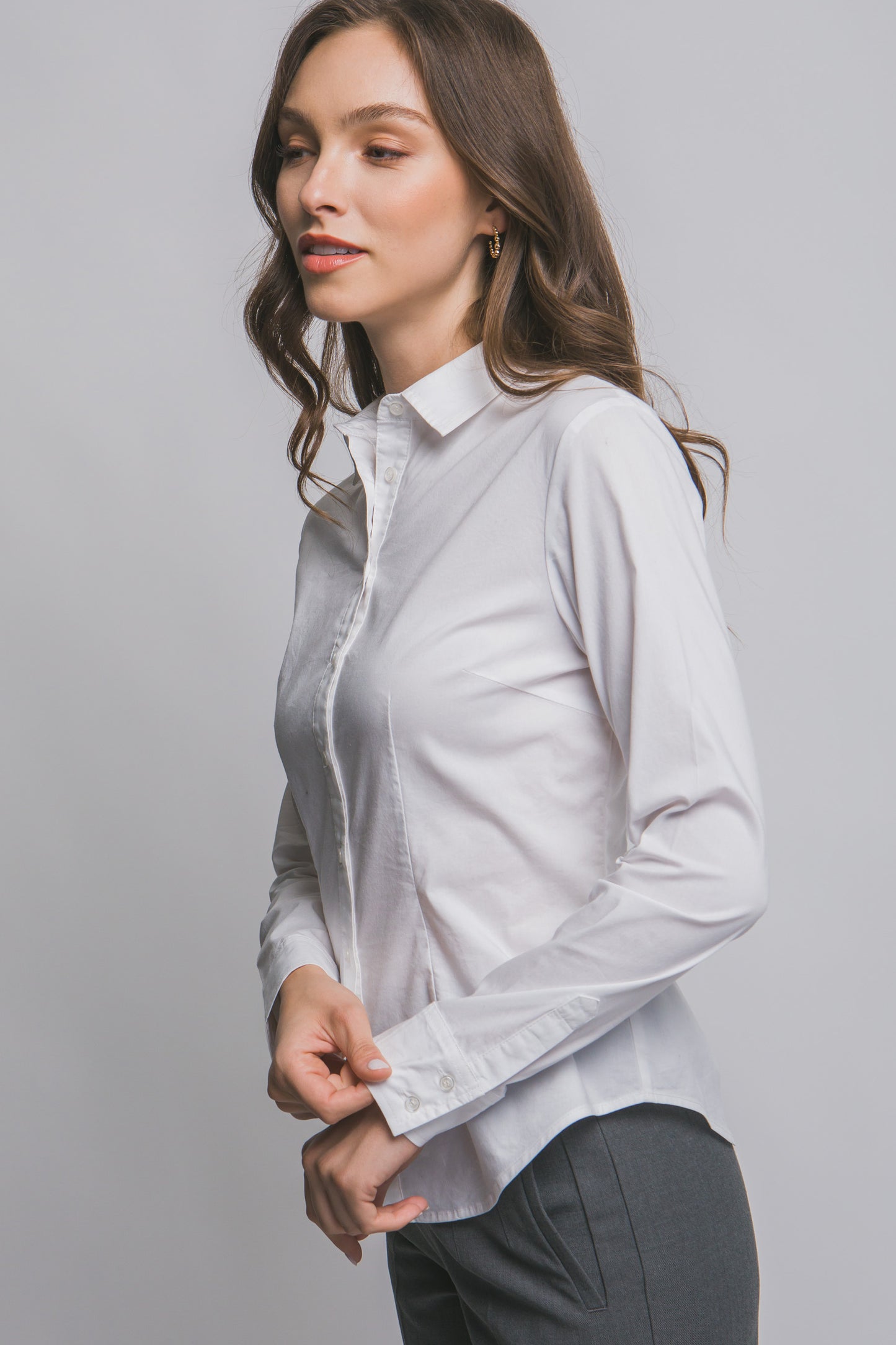 Long Sleeve Fitted Shirt