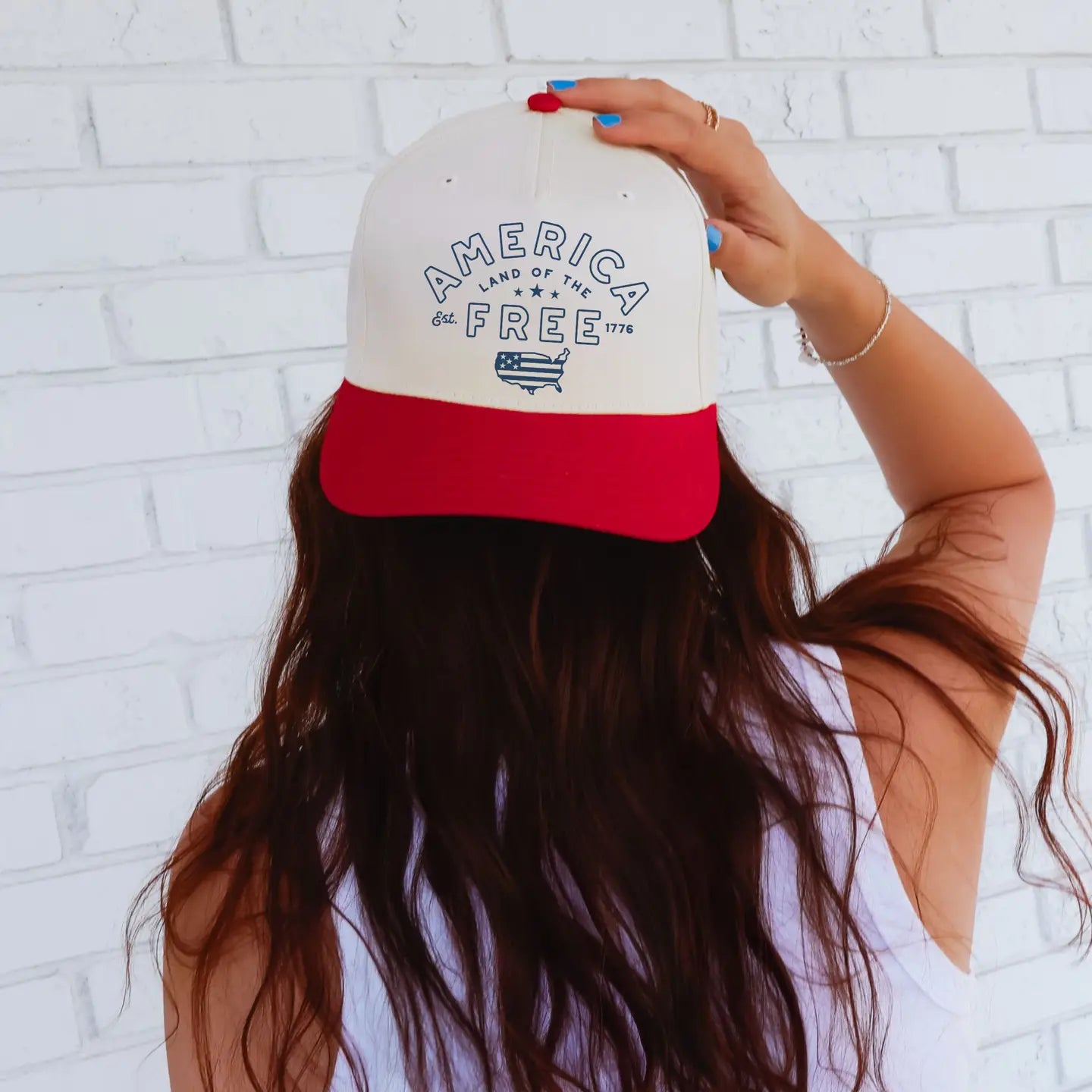 America Canvas Trucker Hat
