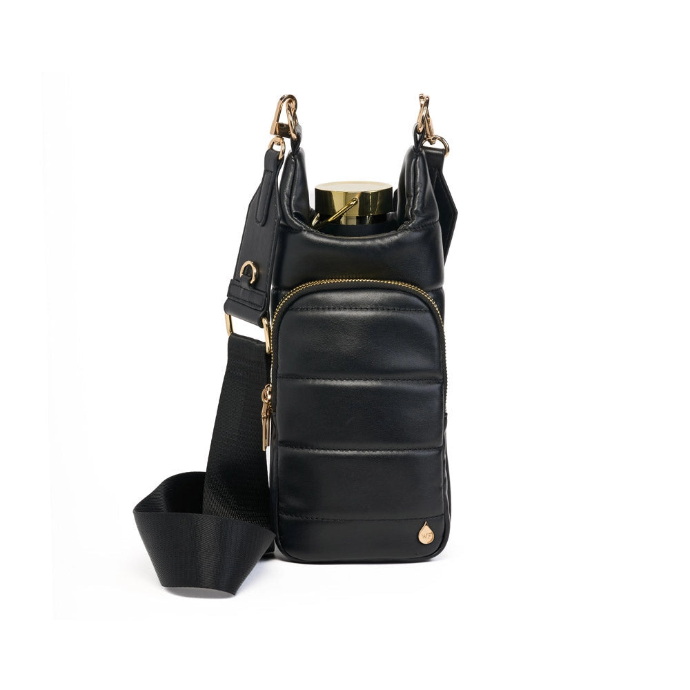 Black Vegan Leather Hydrobag® with Strap Bundle