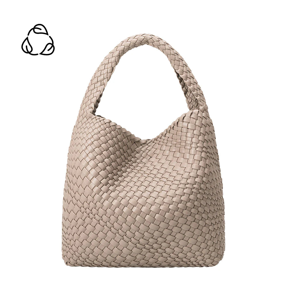 Johanna Recycled Shoulder Bag in Taupe