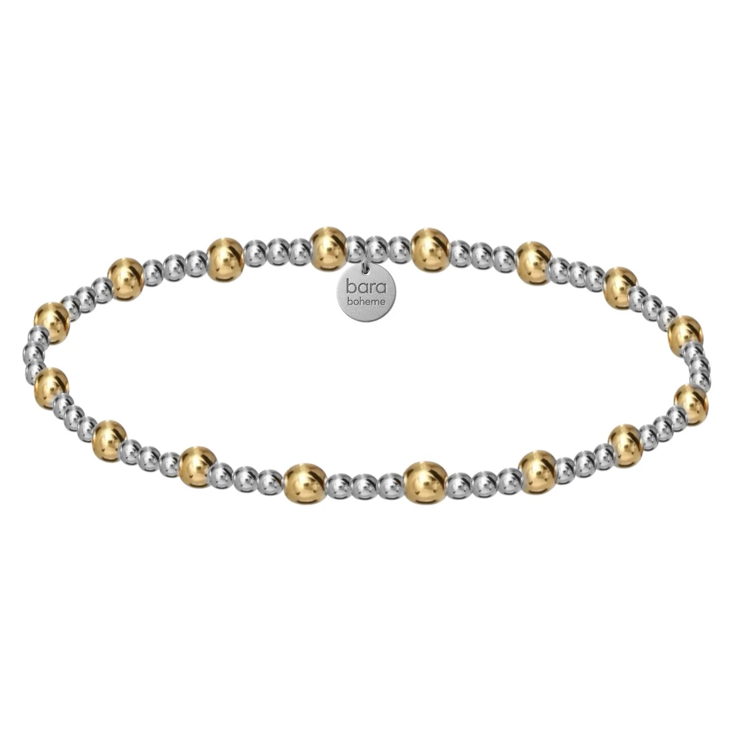 Angelina 2 Tone Beaded Bracelet