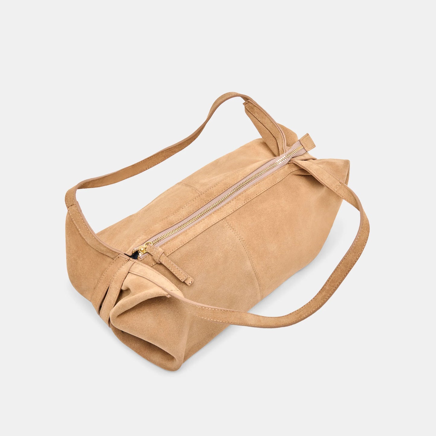 dolce vita Suede Billy Bag in Camel