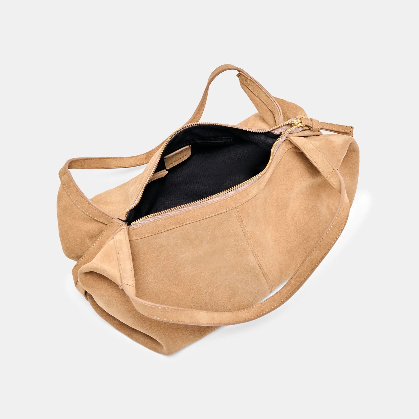 dolce vita Suede Billy Bag in Camel