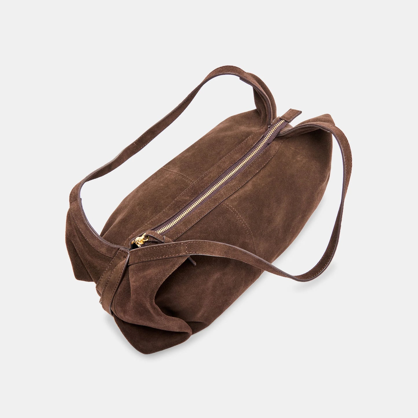 dolce vita Suede Billy Bag in Chocolate