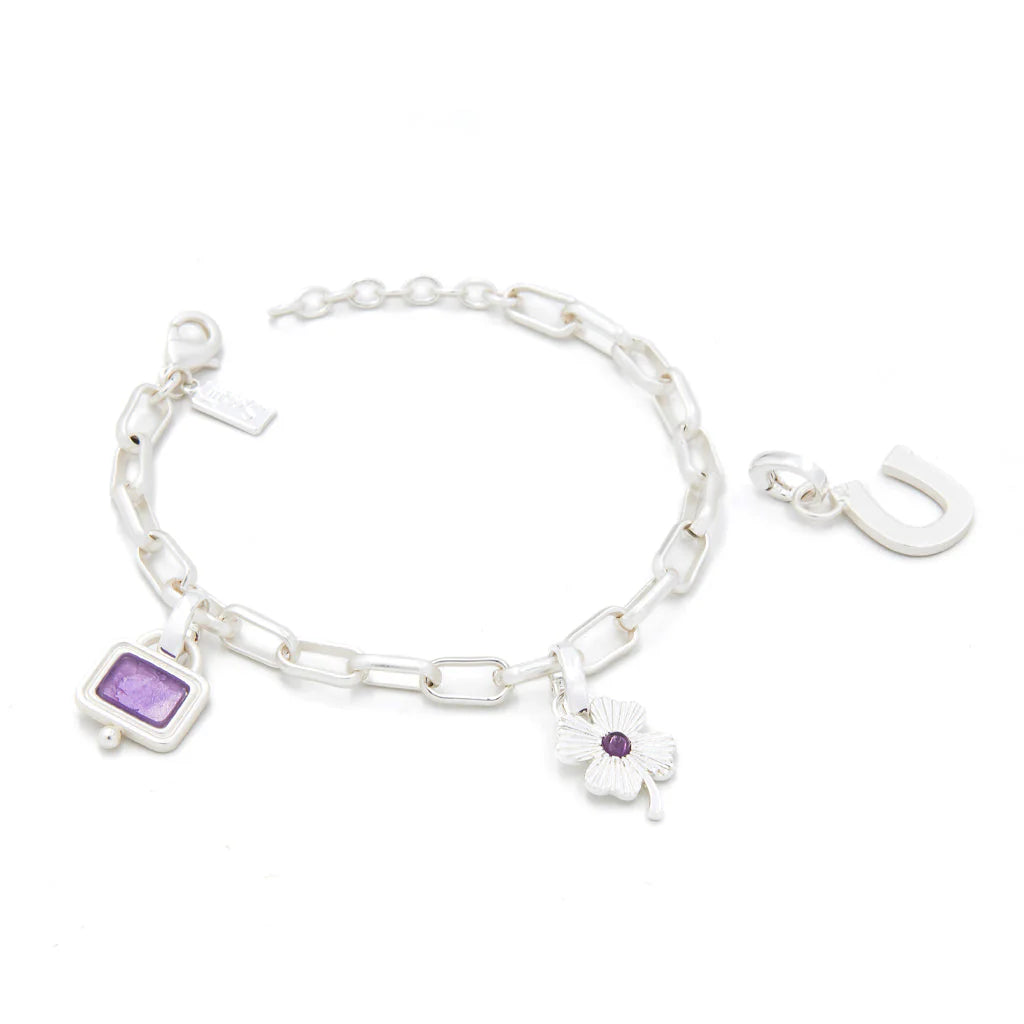 Charm Bracelet - Amethyst | Stone of Protection