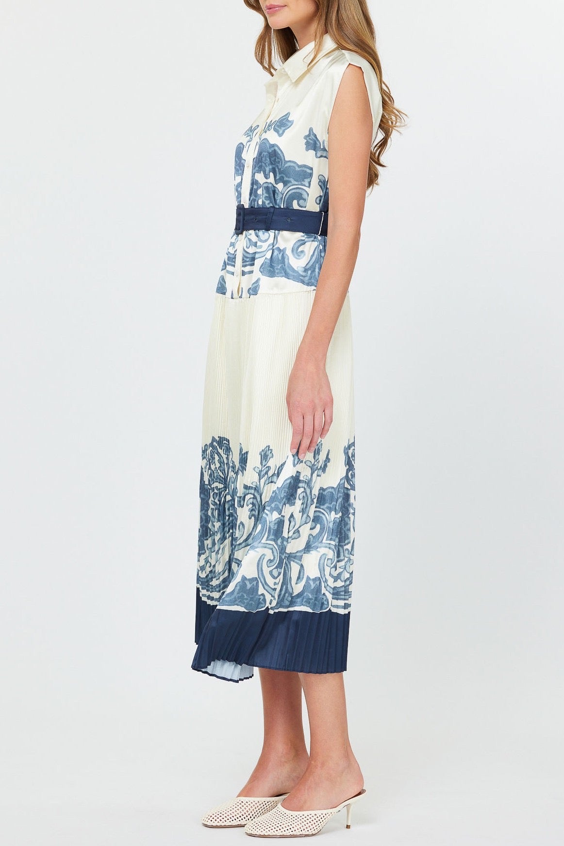 The Riyanna Pleated Dress