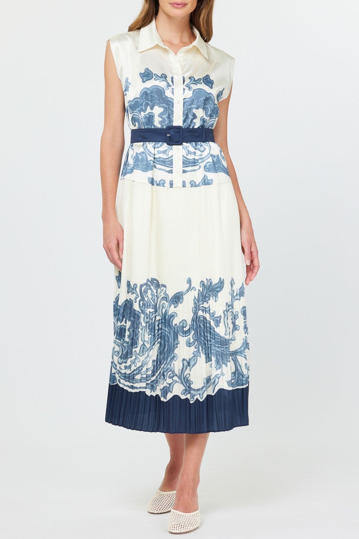 The Riyanna Pleated Dress