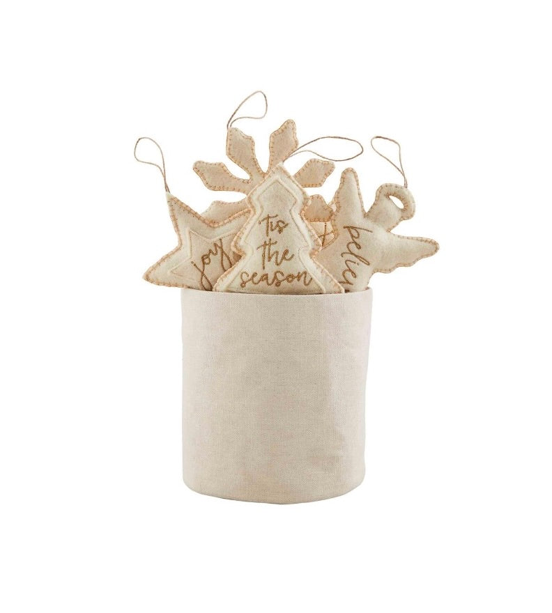 Plush Wool Felt Ornament Collection