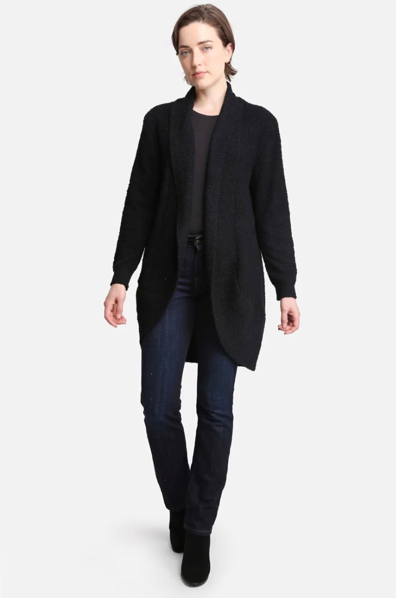 Luxury Soft Cardigan with Ribbed Edges
