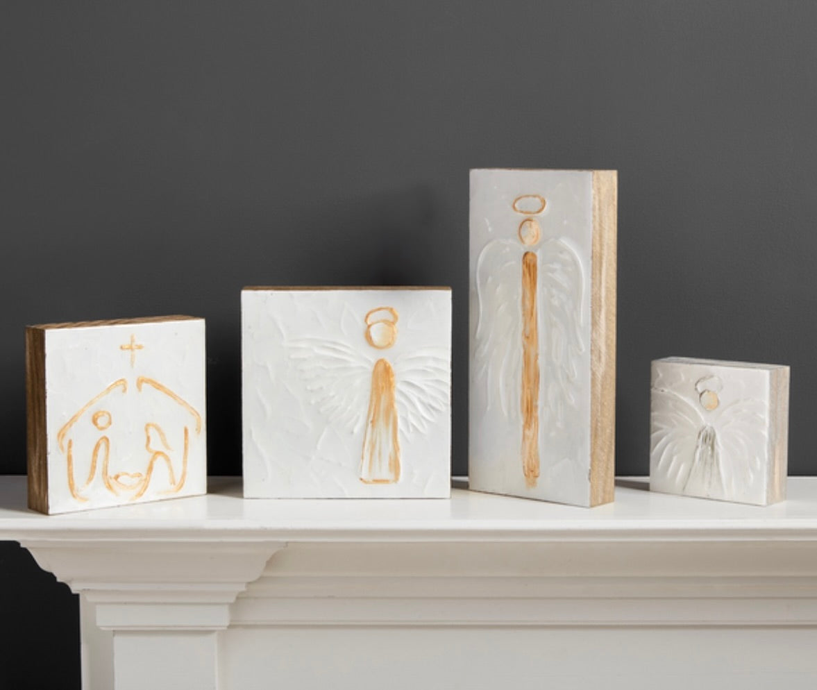 Angel Block Plaques