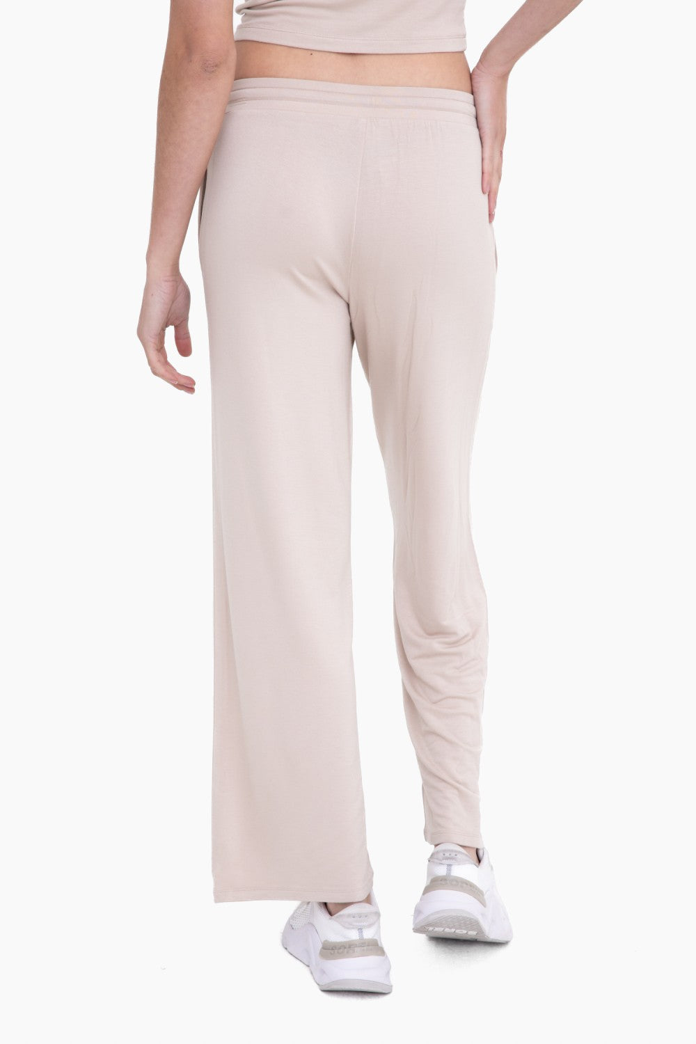 Mid-Rise Lounge Terry Pants in Natural