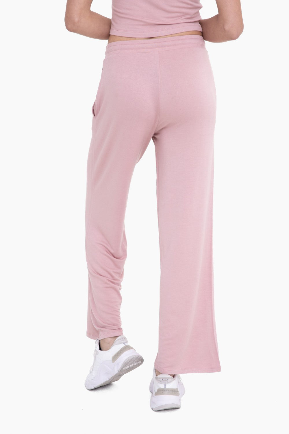 Mid-Rise Lounge Terry Pants in Rose