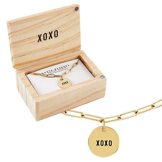 XOXO Link Chain Necklace