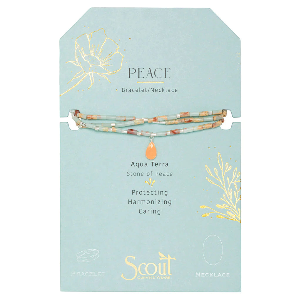 Teardrop Stone Wrap - Stone of Peace