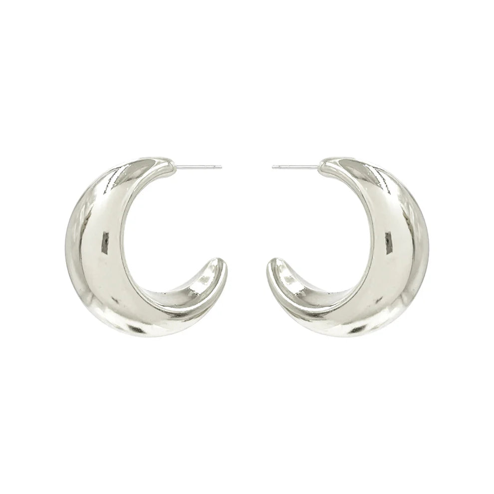 Metal Hoop Earrings