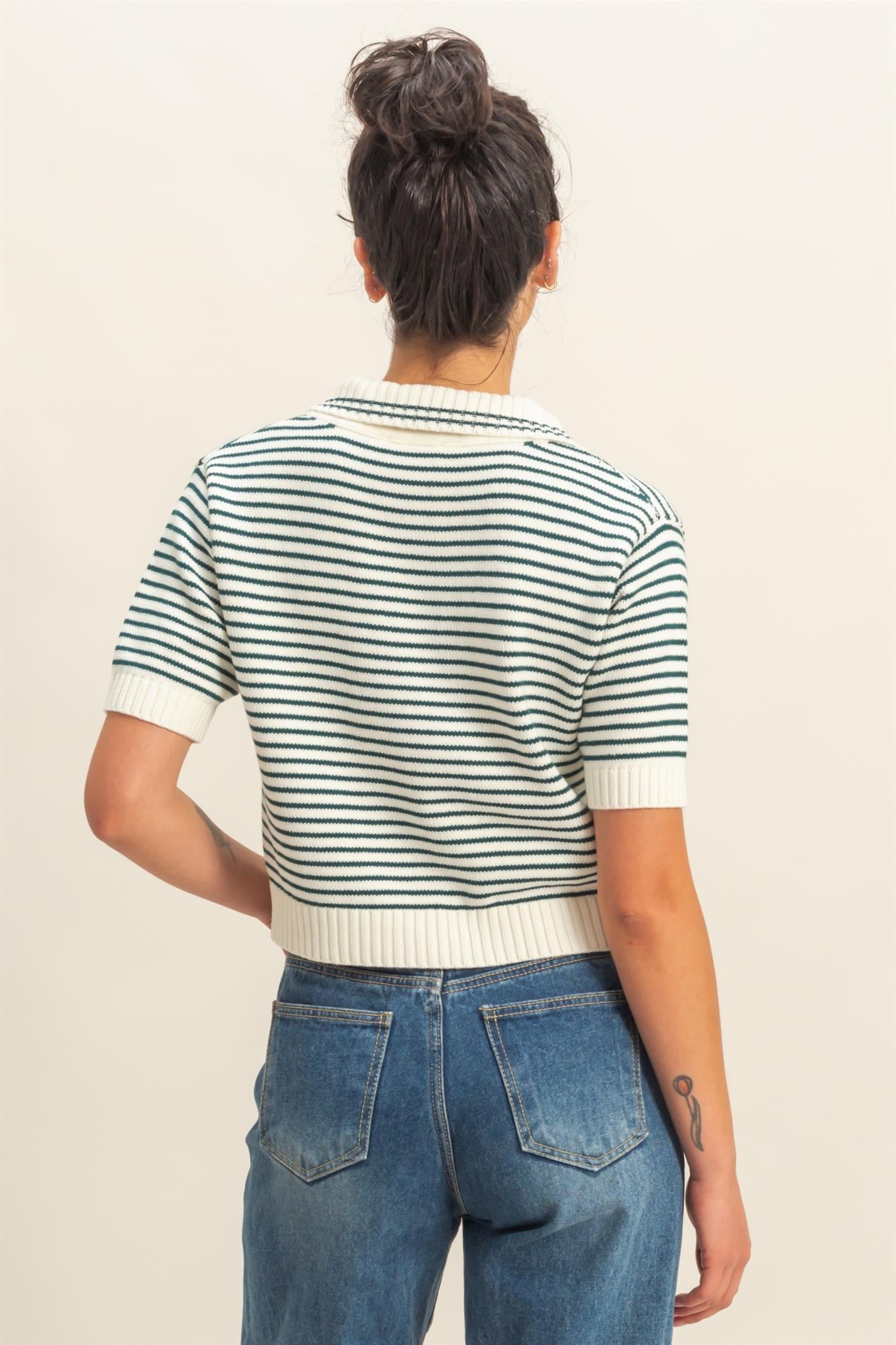 Stripe Knit Top