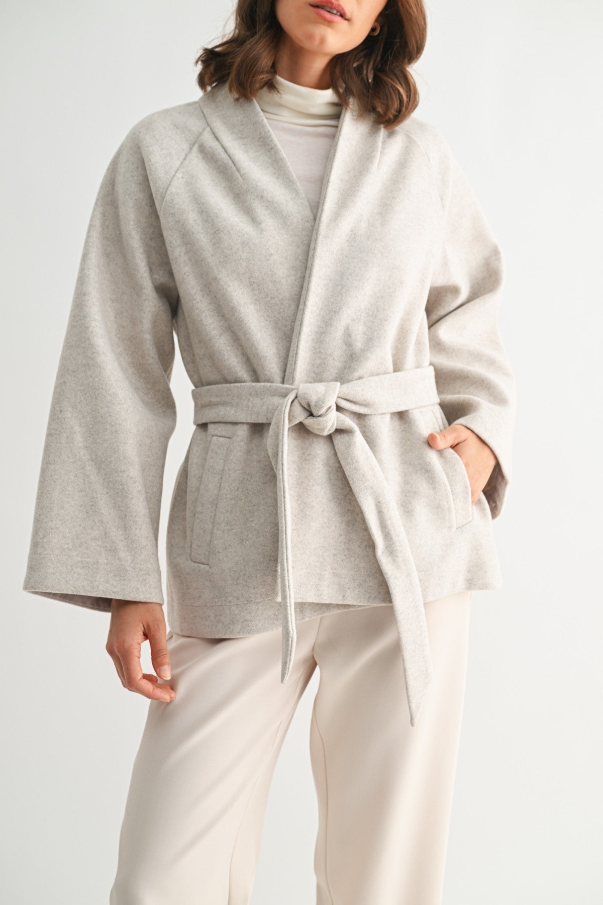 Cape Coat with Belt