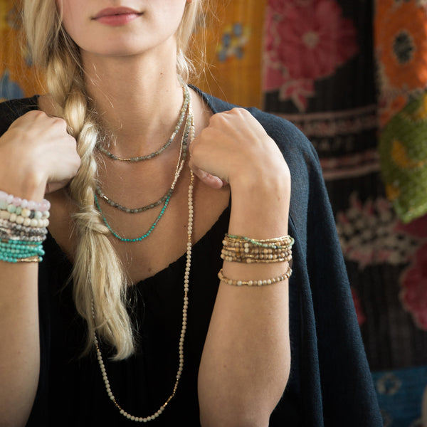 Stone Wrap Bracelet - Stone of Transformation