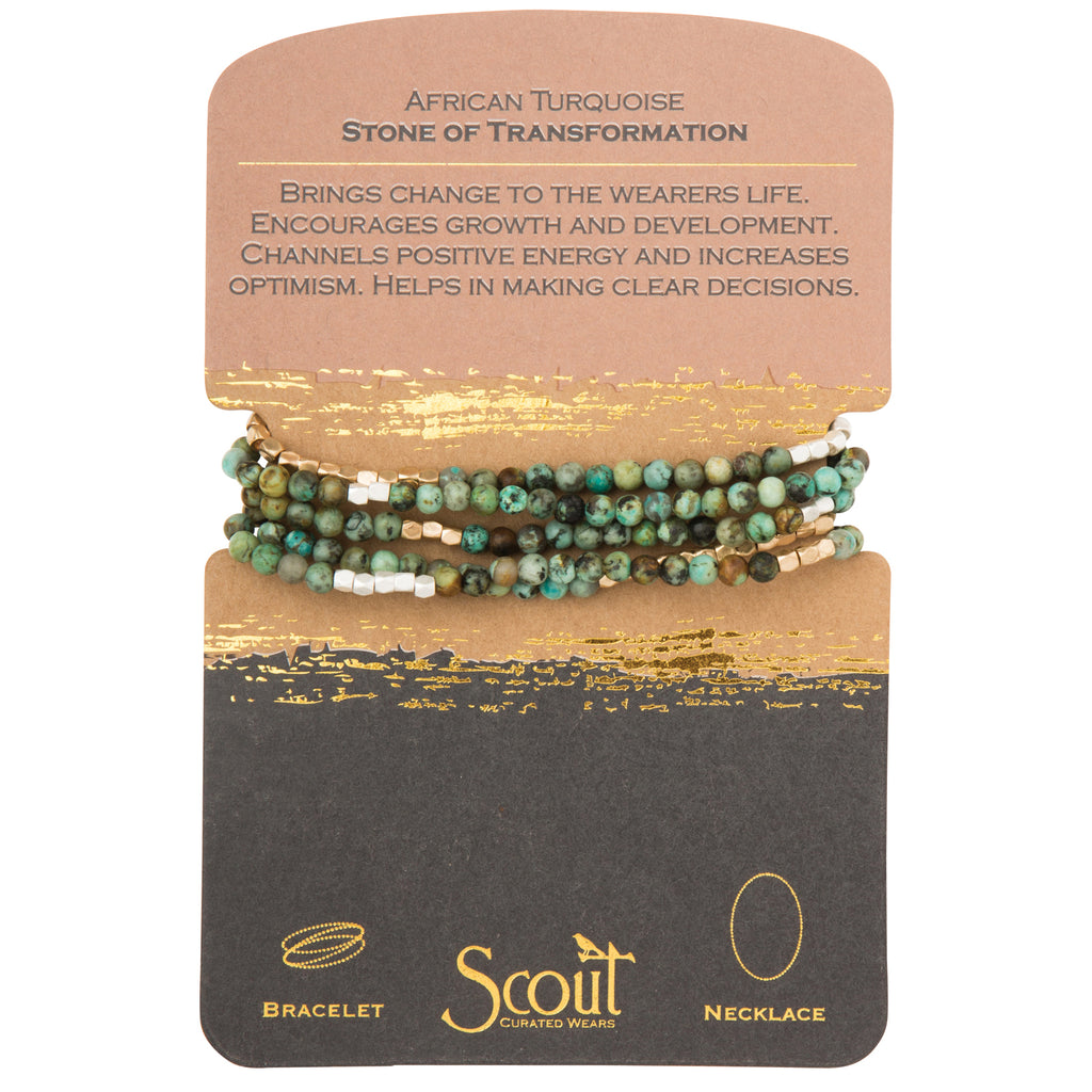 Stone Wrap Bracelet - Stone of Transformation