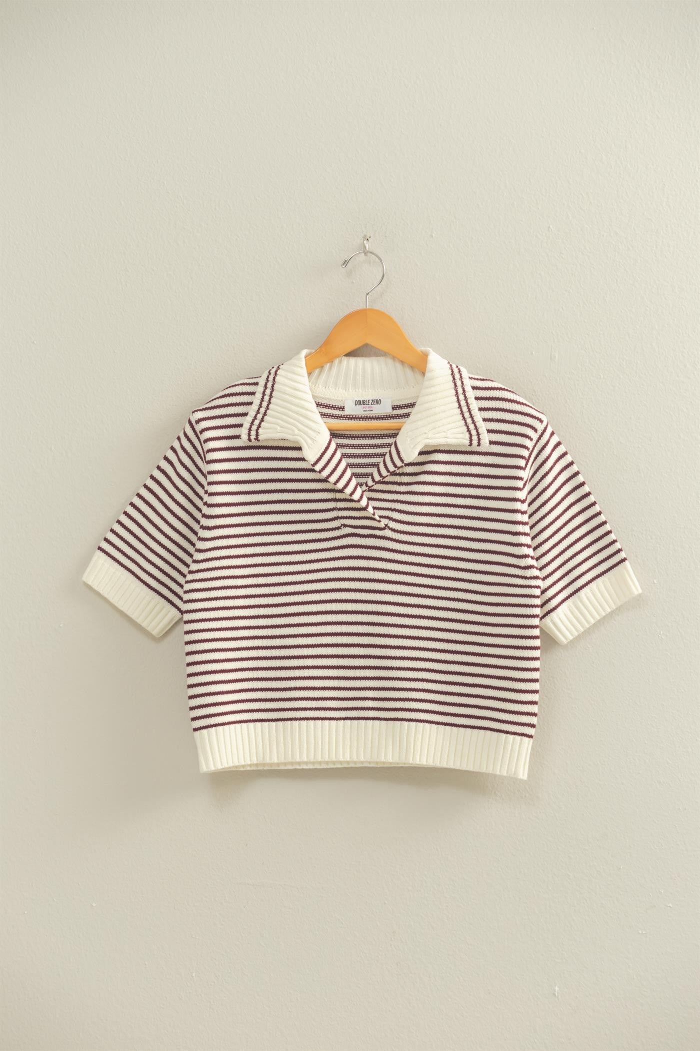 Stripe Knit Top