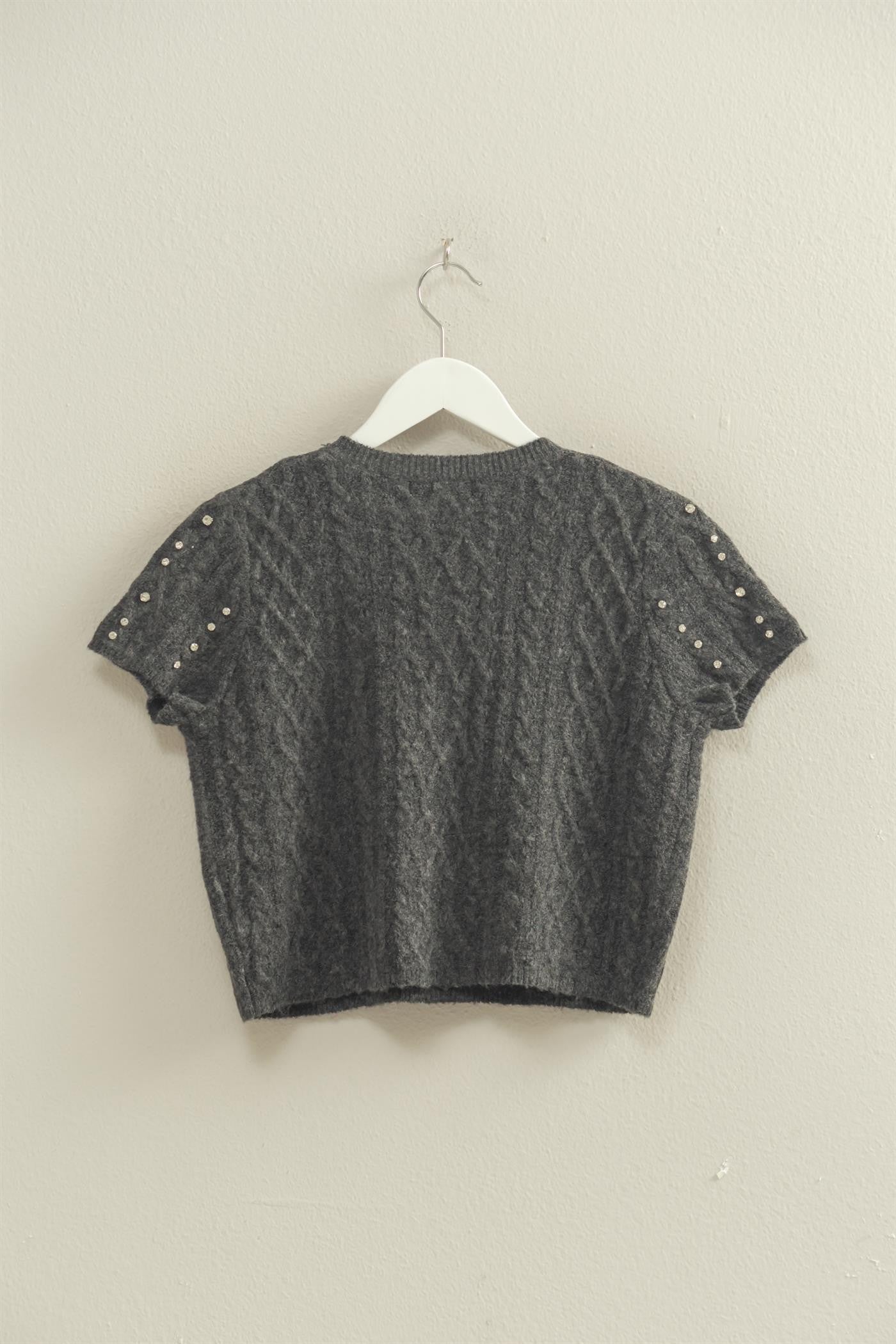 Rhinestone Sweater