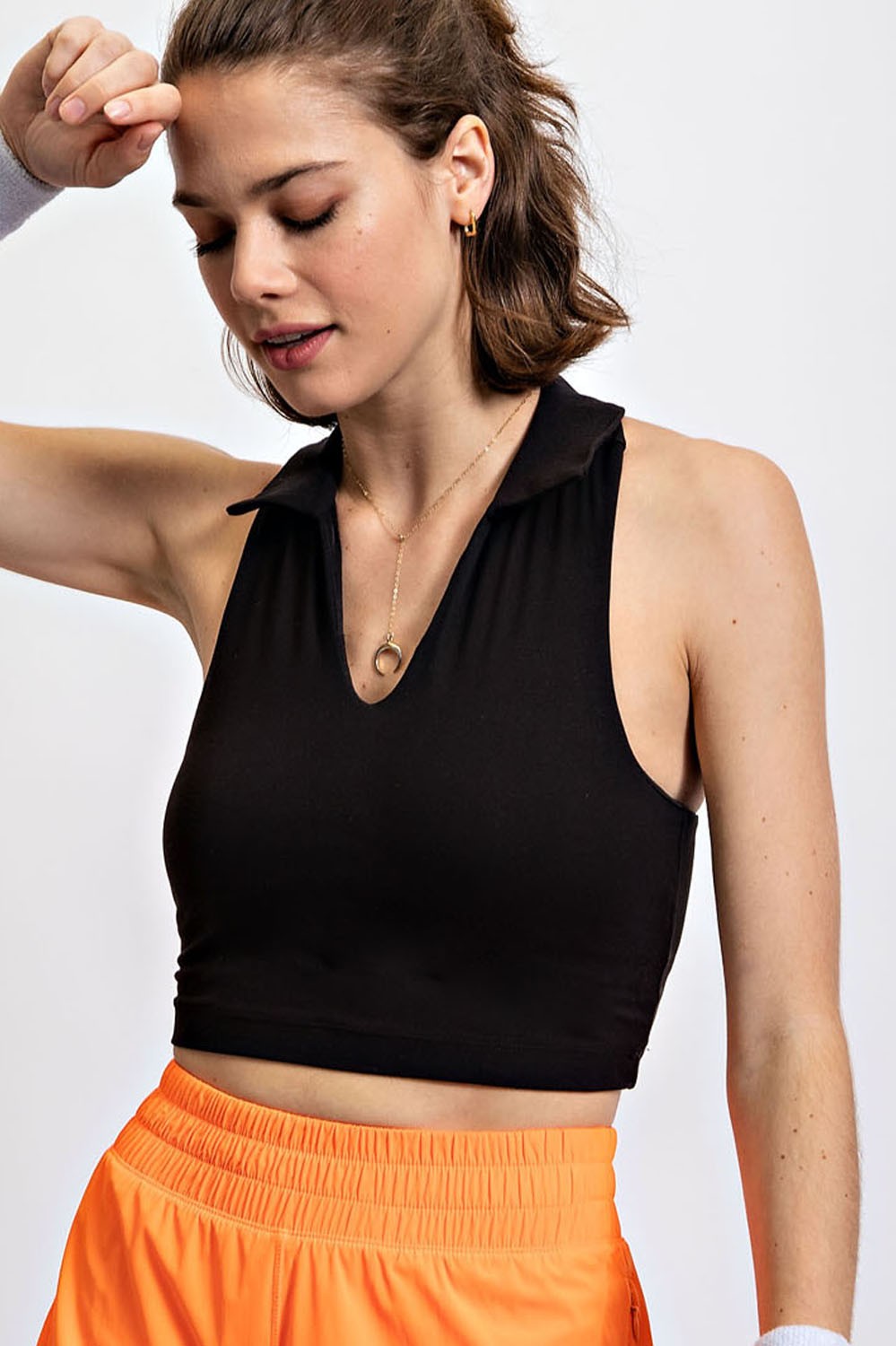 Butter Soft Collar Bra Top