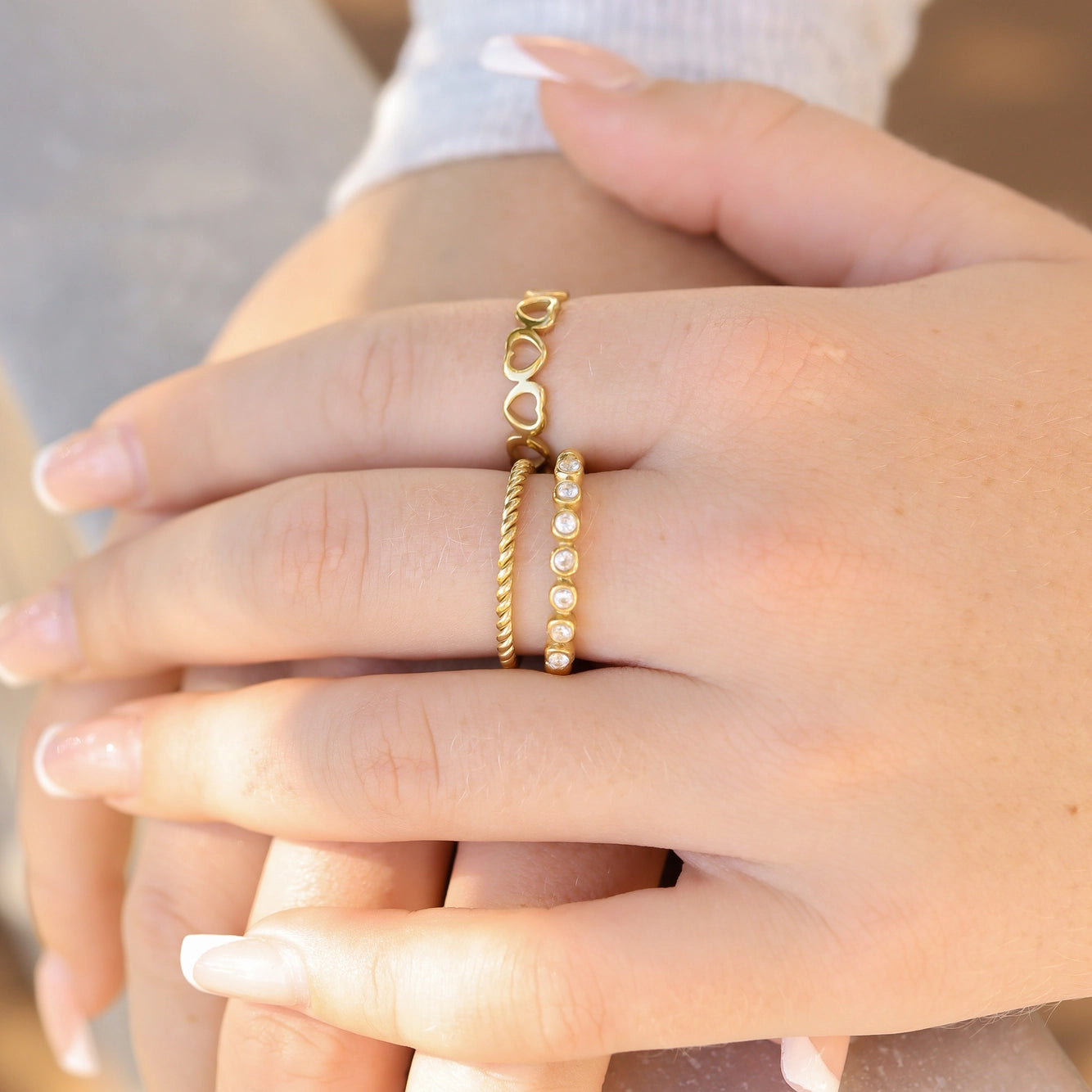 Heart Stacking Ring