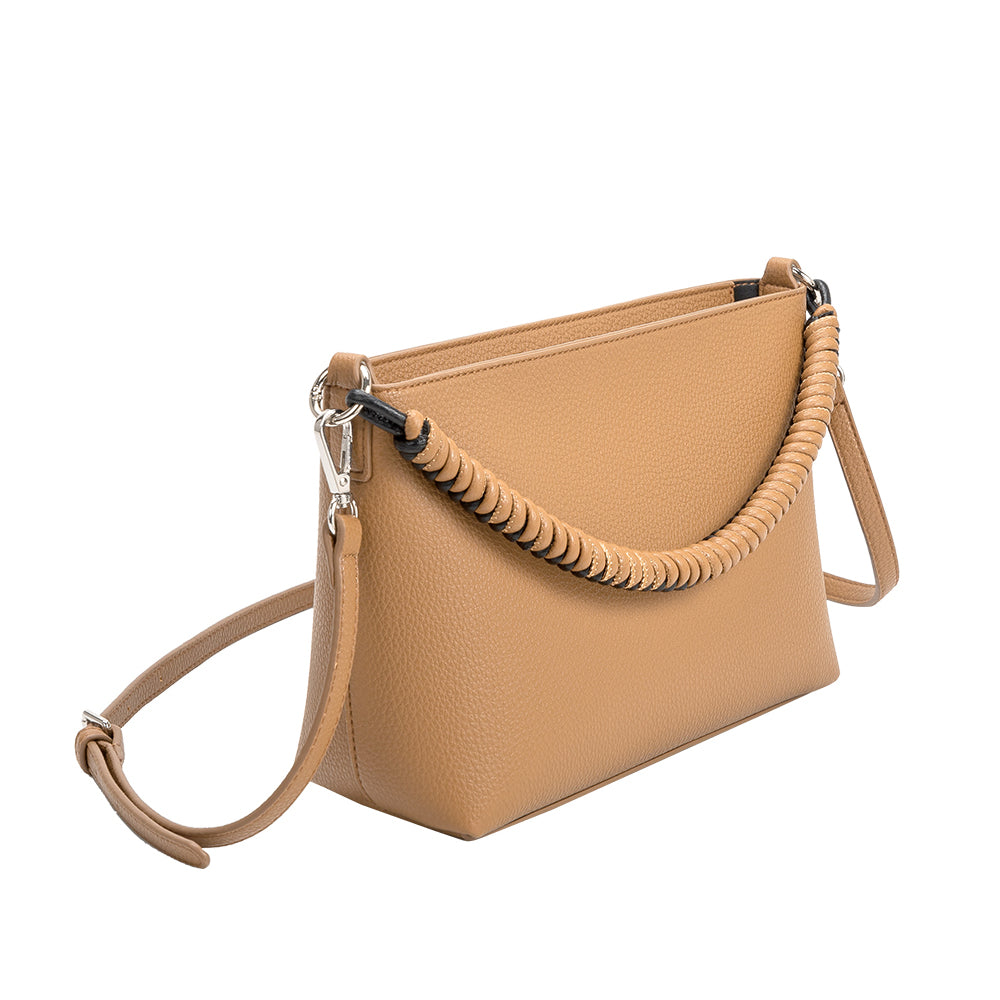 Cindy Nude Recycled Vegan Crossbody Bag